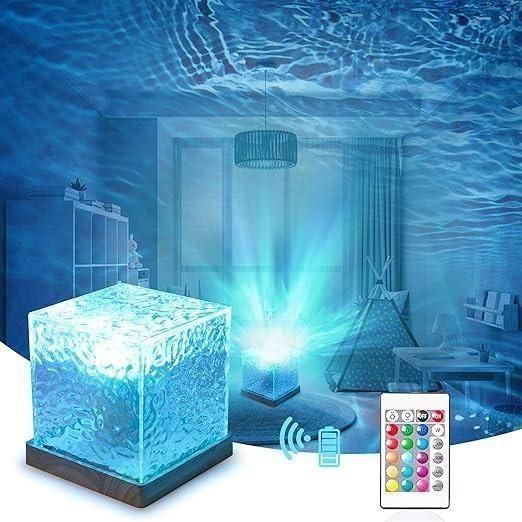 Ocean Water Ripple Night Light Aura Lamp