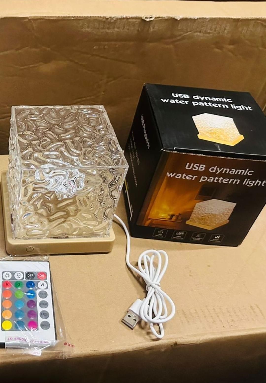 Ocean Water Ripple Night Light Aura Lamp