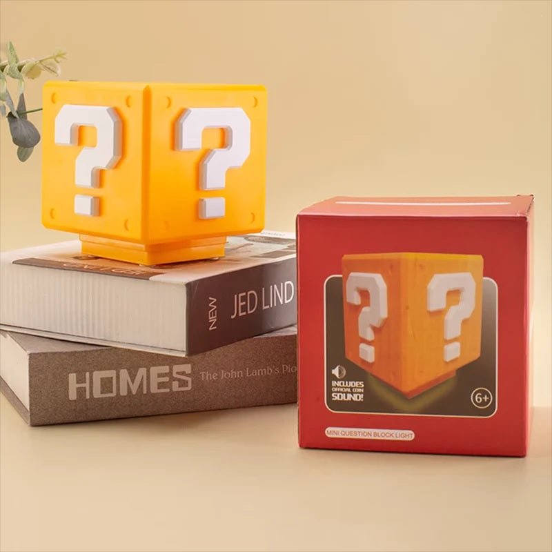 Super Mario Question Block Lamp With Sound