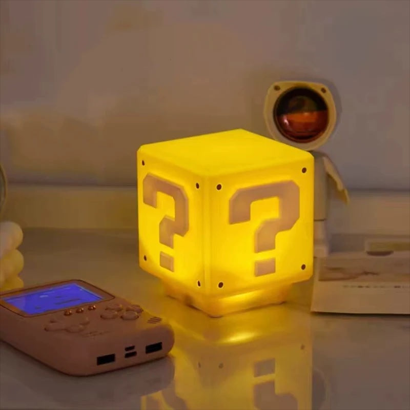 Super Mario Question Block Lamp With Sound